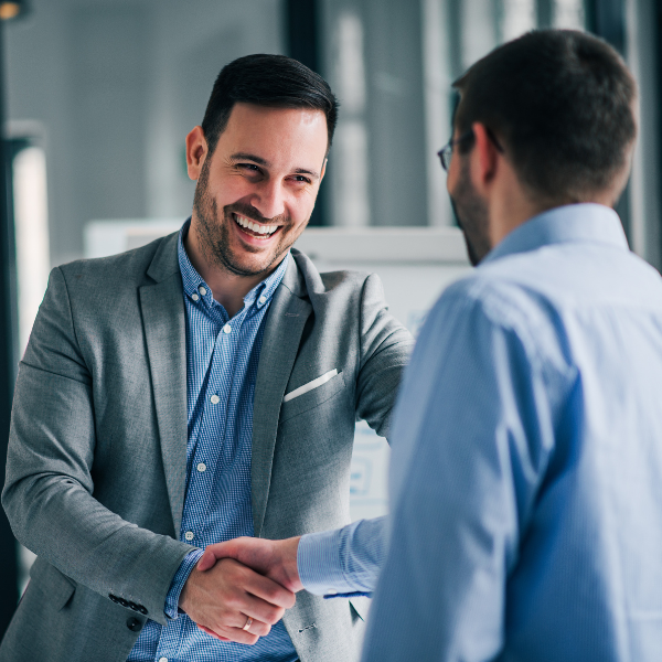 Business handshake, partnership, trust